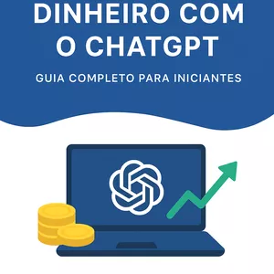 Imagem de capa para o Ebook Como Ganhar Dinheiro Com ChatGPT
