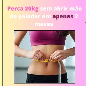 Imagem de capa para o Ebook 40 receitas para quem quer secar sem abrir mao do paladar