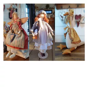 Imagem de capa para o Curso online Anjinha Flora, Patinha Dora e Boneca Annie