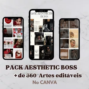 Imagem de capa para o Ebook Pack Aesthetic Boss 