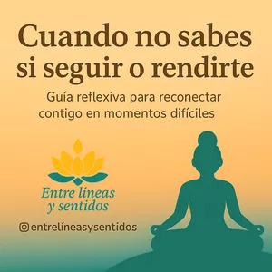 Imagen de portada para Ebook Cuando no sabes si seguir o rendirte Guía de claridad emocional y autoconocimiento
