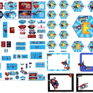 Imagen de portada para Curso online Kit Imprimible Superman fiesta cumpleaños