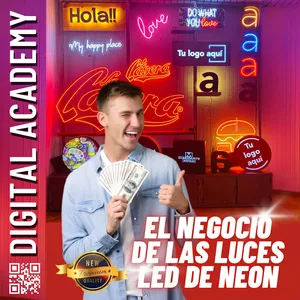 Imagen de portada para Curso online El Negocio de las Luces Led de Neon