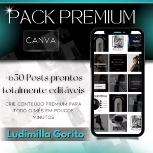 Imagem de capa para o Curso online Pack Premium | + 650 Templates Editáveis Canva