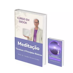 Imagem de capa para o Ebook Curso de Meditação: Técnicas e Princípios Básicos (formato e-book, com bônus: Inteligência Espiritual)