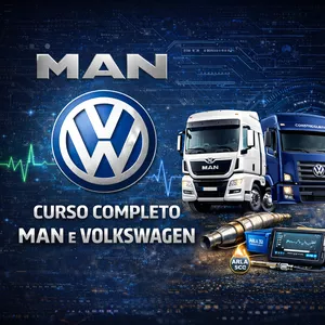 Imagem de capa para o Curso online CURSO  COMPLETO  MAN E VOLKSWAGEN