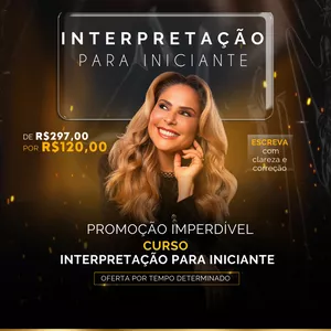 Imagem de capa para o Curso online MÁDULO DE INTERPRETAÇÃO PARA INICIANTES - CURSO C OMPLETO