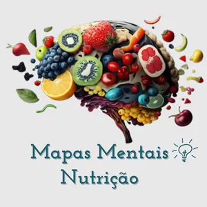 Imagem de capa para o Ebook Ebook- Mapas Mentais Nutrição