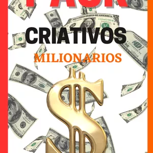 Imagem de capa para o Ebook Pack Criativos Antiblock Milionários