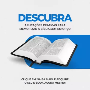 Imagem de capa para o Ebook Bíblia na Ponta da Língua: memorização sem esforço