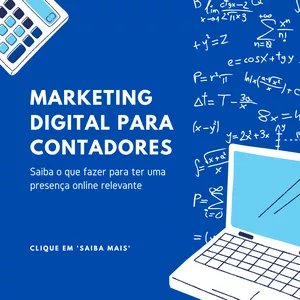 Imagem de capa para o Ebook Marketing digital para contadores