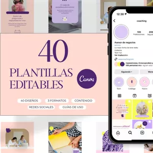 Imagen de portada para Curso online Pack Canva Coach