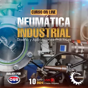 Imagen de portada para Curso online Neumática Industrial