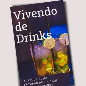 Imagem de capa para o Ebook Vivendo de Drinks