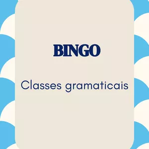 Imagem de capa para o Ebook Bingo das classes gramaticais