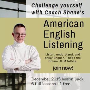Cover image for Online course Coach Shane's American English Listening - December 2015