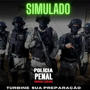 Imagem de capa para o Ebook Simulado Policia Penal MG