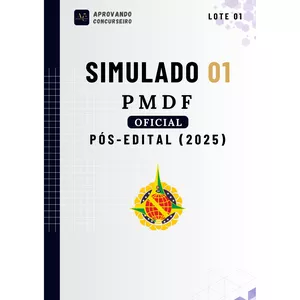 Imagem de capa para o Ebook 07 Simulados Comentados PMDF - Oficial (Pós edital 2025)