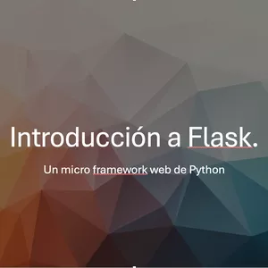 Imagen de portada para Curso online Introducción a Flask, un microframework para aplicaciones web con Python