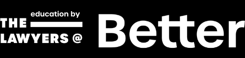 Legal Education by the Lawyers @ Better logo