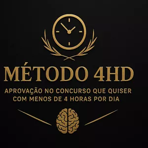 Imagem de capa para o Curso online Método 4HD: Aprovação no Concurso que quiser com menos de 4h por dia
