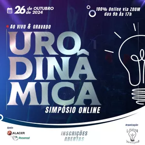 Imagem de capa para o Evento online SIMPÓSIO ONLINE DE URODINÂMICA
