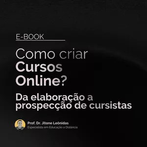 Imagem de capa para o Ebook [E-book] - Como criar cursos online
