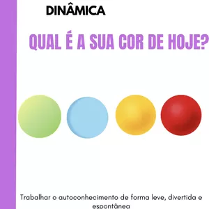 Imagem de capa para o Ebook Dinâmica - Qual é a sua cor hoje?