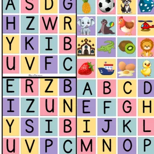 Imagem de capa para o Ebook BINGO ALFABETO