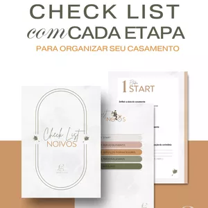 Imagem de capa para o Ebook Check List para Noivos