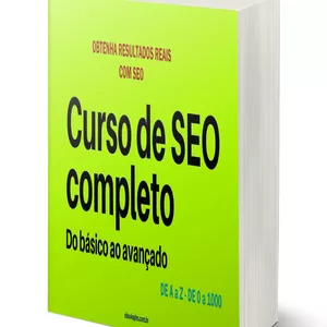 Imagem de capa para o Ebook CURSO COMPLETO DE SEO 