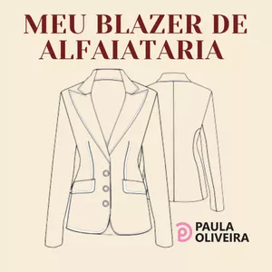 Imagem de capa para o Curso online MEU BLAZER ALFAIATARIA