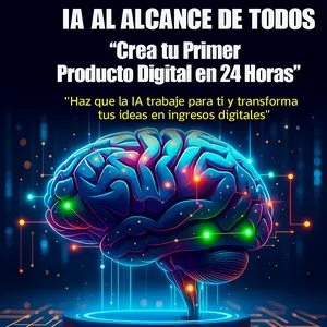 Imagen de portada para Ebook IA al Alcance de Todos: Crea tu Primer Producto Digital en 24 Horas