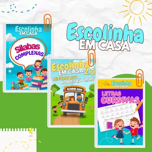 Imagem de capa para o Ebook [N] ESCOLINHA EM CASA - 3 MATERIAIS EXCLUSIVOS