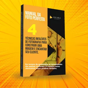 Imagem de capa para o Ebook 4 técnicas infalíveis de fotografia para construir uma imagem e encantar seu cliente.