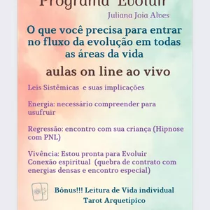 Imagem de Programa Evoluir criado por Juliana Joia Alves na hotmart