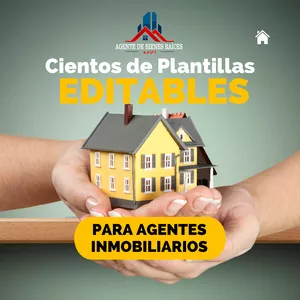 Imagen de portada para Curso online ⭐⭐⭐⭐⭐Cientos de Exitosas Plantillas Editables para Agentes Inmobiliarios