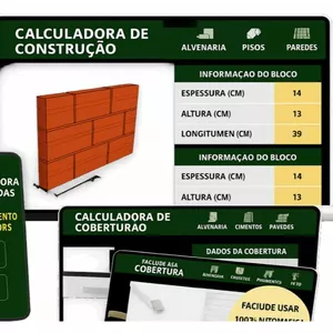 Imagem de capa para o Ebook Calculadora de Obras