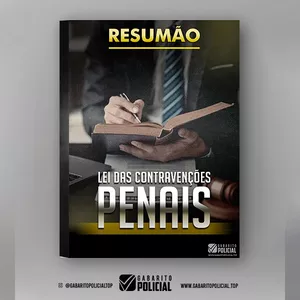 Imagem de capa para o Ebook Resumão Esquematizado Dec. Lei 3.688 - Lei de Contravenções Penais