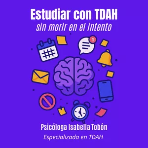 Imagen de portada para Ebook Estudiar con TDAH: Sin morir en el intento 