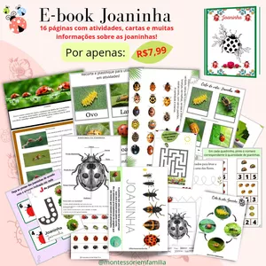 Imagem de capa para o Ebook ATIVIDADES JOANINHA