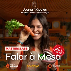 Imagem de capa para o Curso online MasterClass Falar à Mesa
