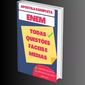 Imagem de capa para o Ebook TODAS QUESTÕES FÁCEIS E MÉDIAS PARA O ENEM 2024