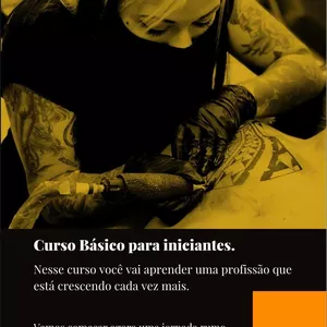 Imagem de capa para o Ebook Curso Tatuador Iniciante