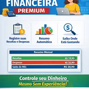 Imagem de capa para o Ebook Planilha Financeira Inteligente 