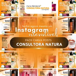 Imagem de capa para o Curso online PACK NATURA Consultora -  PACK  de Artes