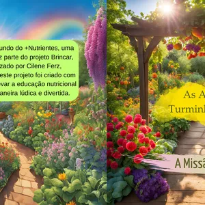Imagem de capa para o Ebook As aventuras da turminha +nutrientes A missão da turminha