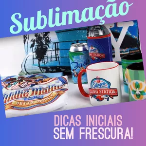 Imagem de capa para o Ebook Sublimação, dicas iniciais sem frescura!