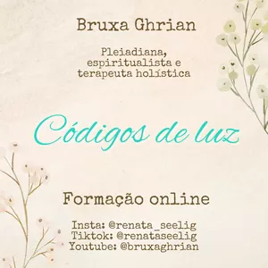 Imagem de capa para o Curso online CURSO DE CÓDIGOS DE LUZ - LIGHT LANGUAGE