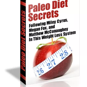 Imagem de capa para o Ebook PLR Segredos da dieta Paleo